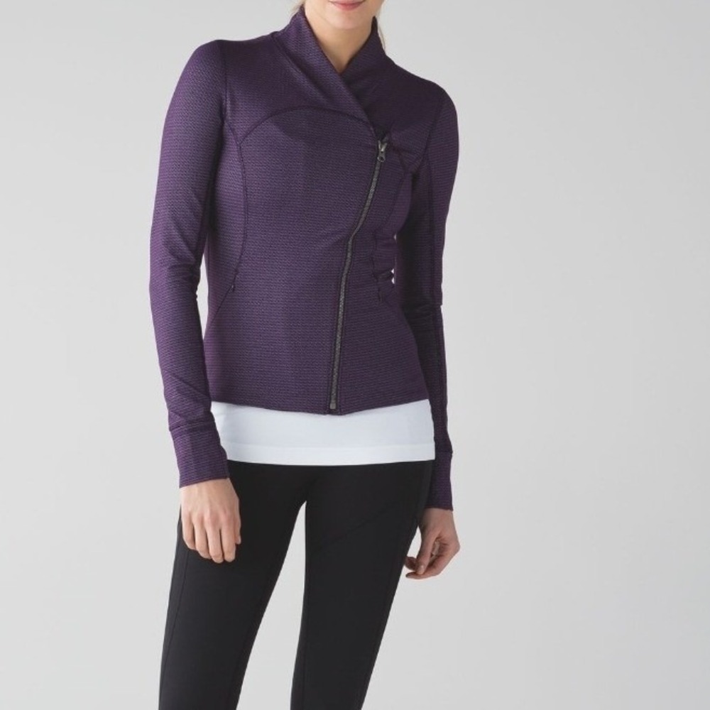 Lululemon Precision Jacket Deep Zinfandel Purple Luon W4ID6S Womens Size 2